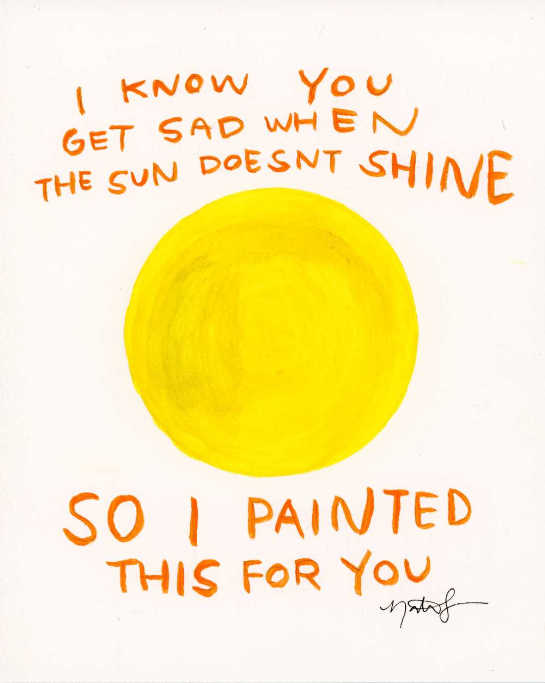 I Know You Get Sad